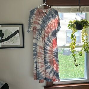 Tie-dye Boho Dress